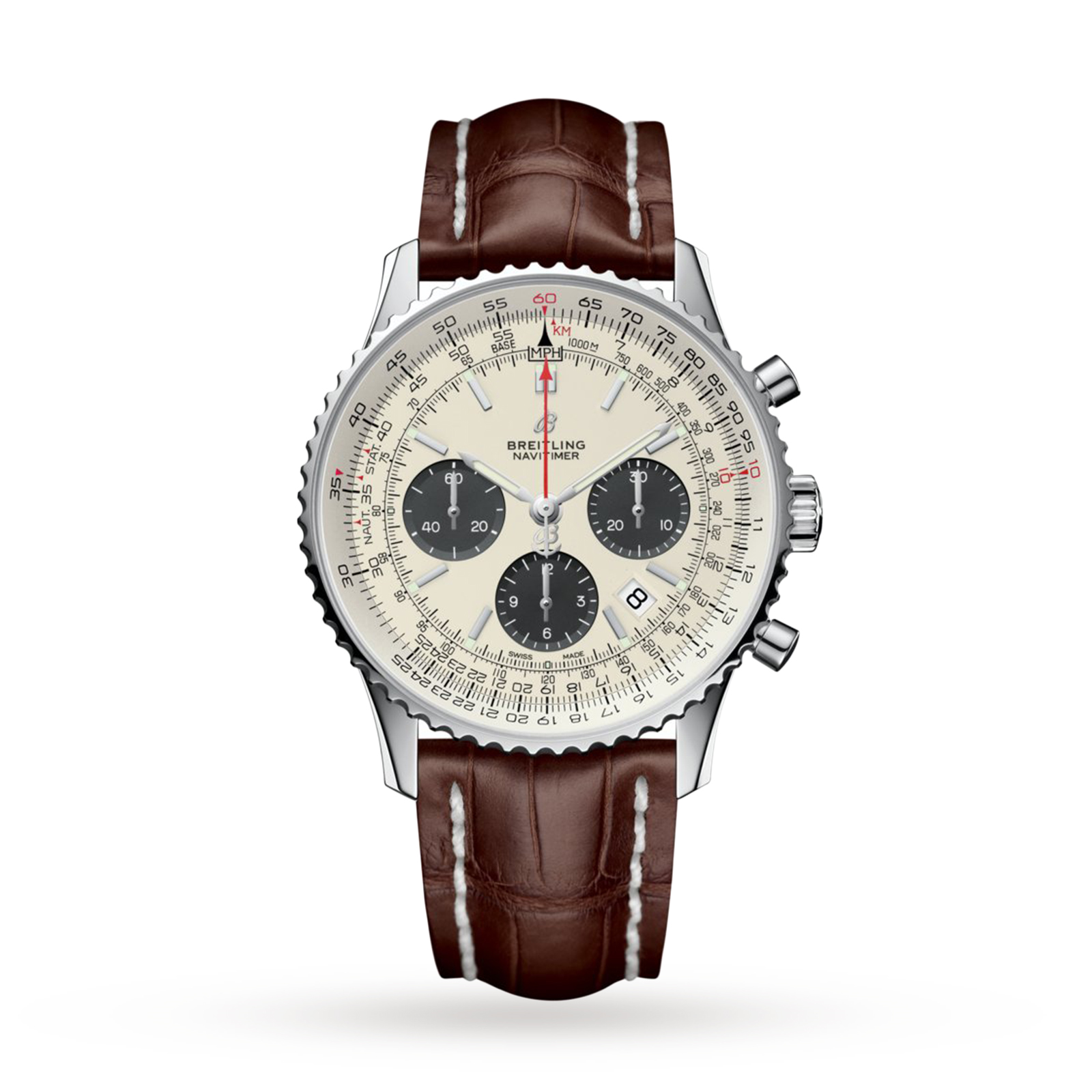 Swiss Breitling Navitimer 1 B01 Chronograph 43 AB0121211G1P1