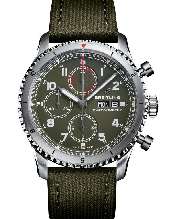 AAA Replica Breitling Aviator 8 Chronograph 43 Curtiss Warhawk Watch A13316