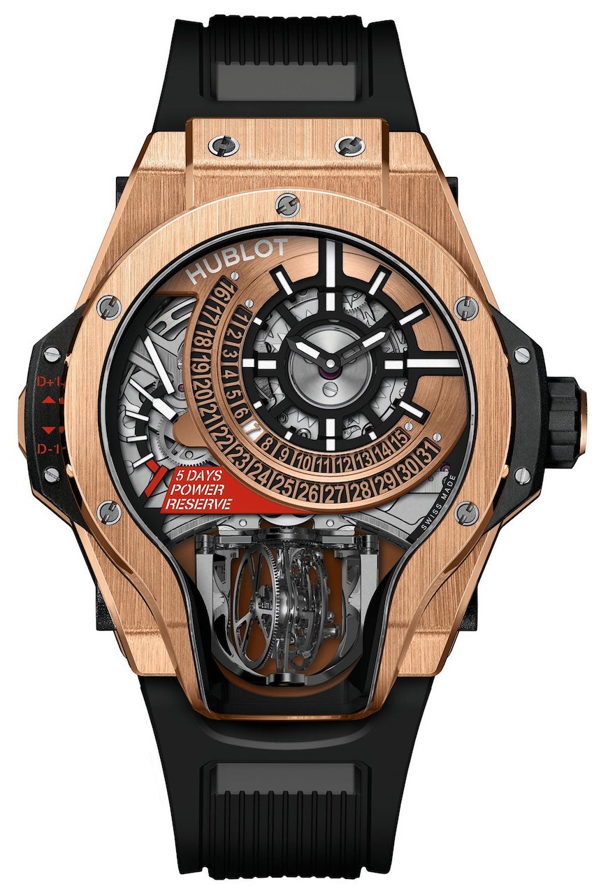 AAA Replica Hublot Masterpiece MP-09 Tourbillon Bi-Axis King Gold Watch 909.OX.1120.RX