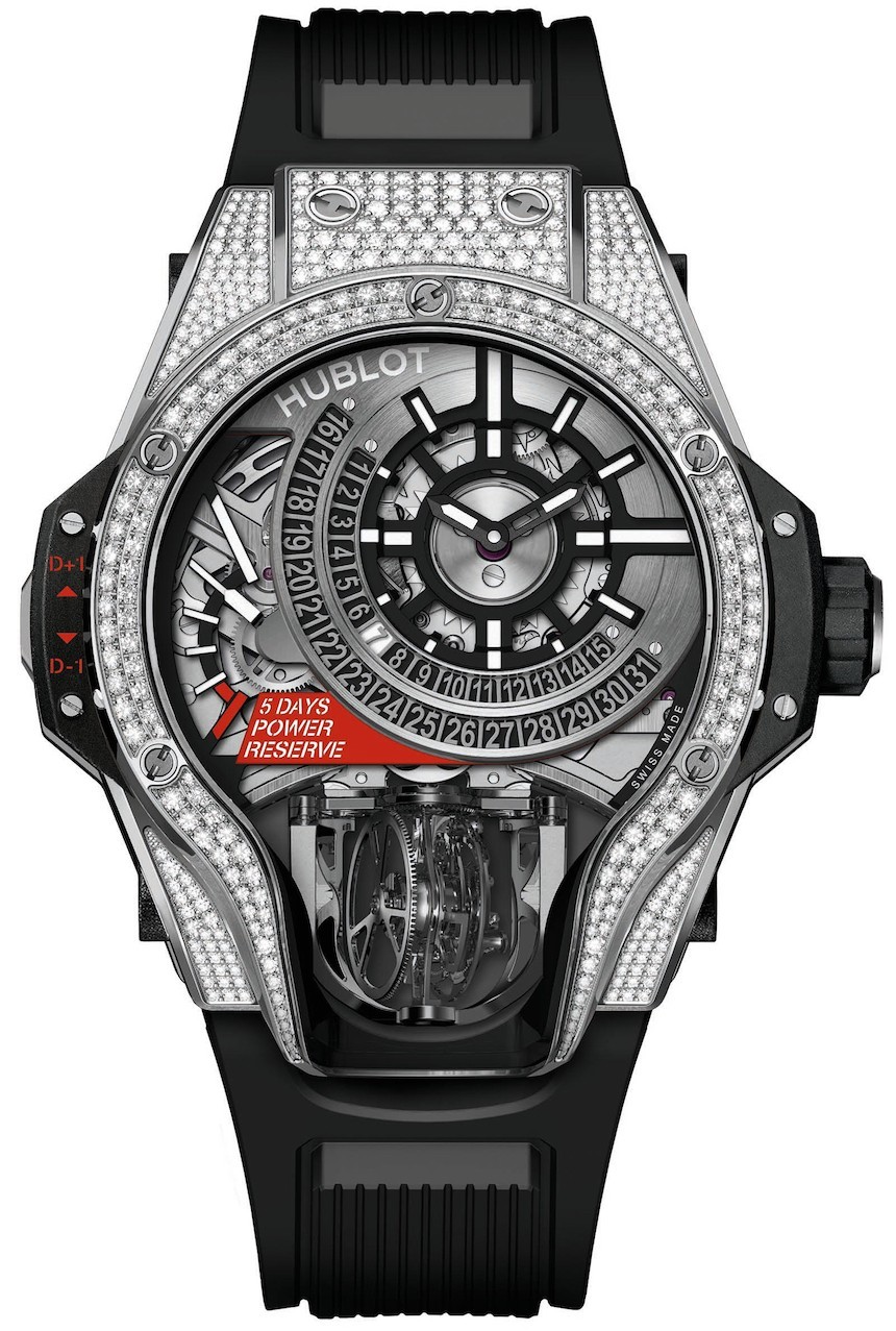 AAA Replica Hublot Masterpiece MP-09 Tourbillon Bi-Axis Titanium Diamonds Watch