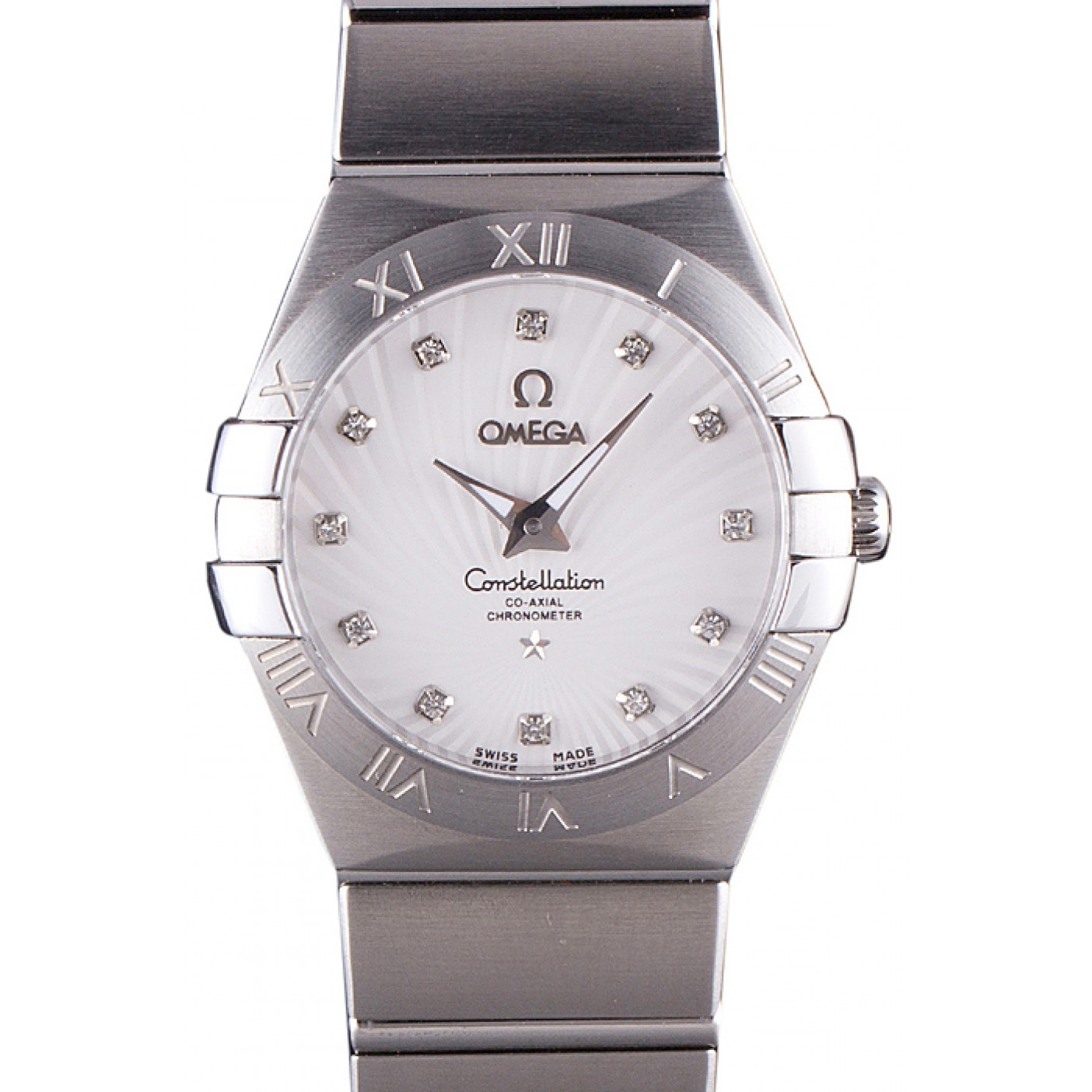 Omega Constellation White Dial Stainless Steel Band 621457