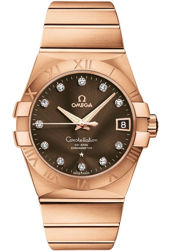 AAA Replica Omega Constellation Chronometer 38mm Mens Watch 123.50.38.21.63.001