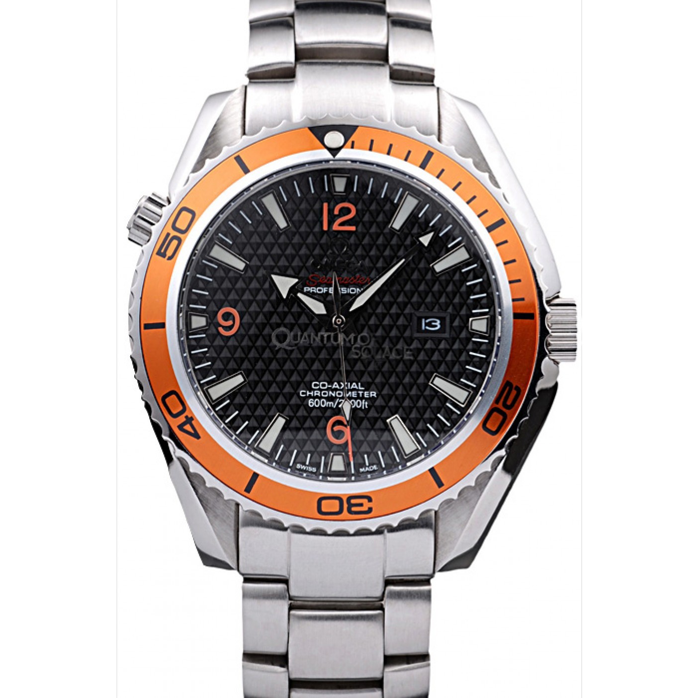 Omega Seamaster Planet Ocean Co-axial Orange Case Black Dial 98102