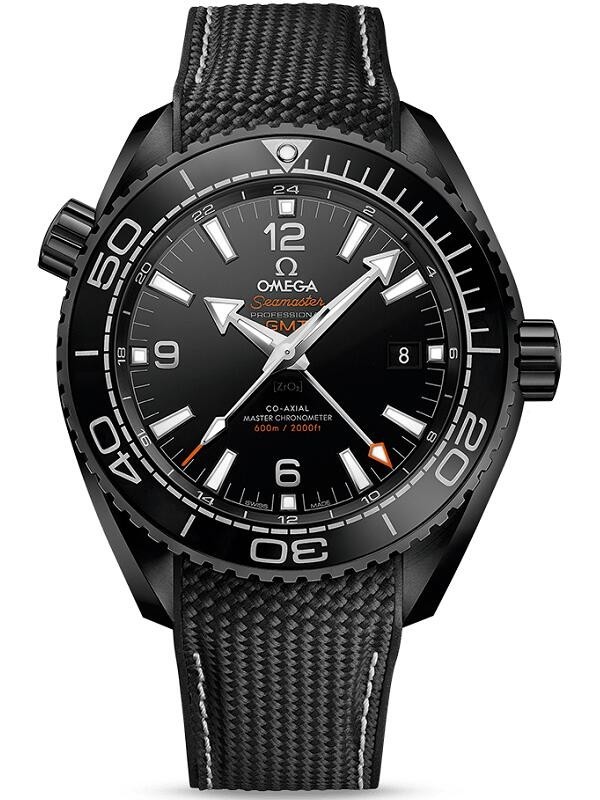 AAA Replica Omega Seamaster Planet Ocean 600M GMT Deep Black Watch 215.92.46.22.01.001