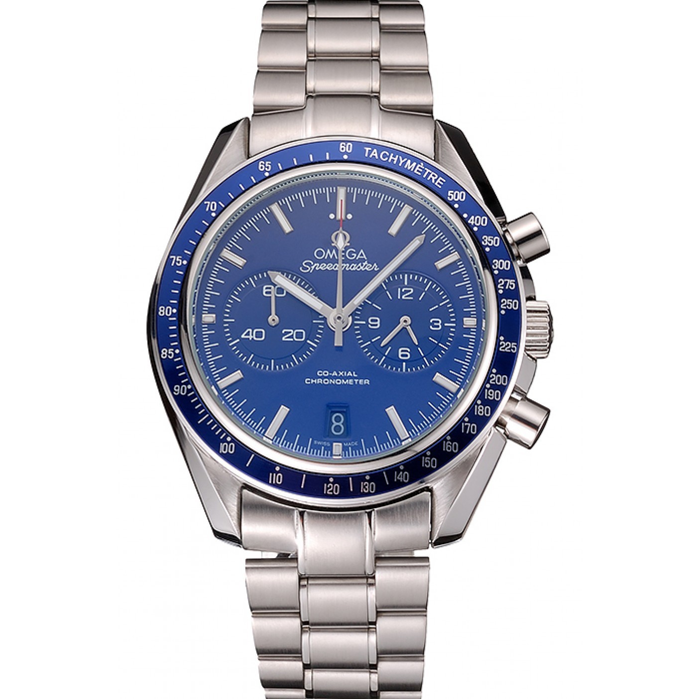 Omega Speedmaster Blue Dial Stainless Steel Case And Bracelet 622802