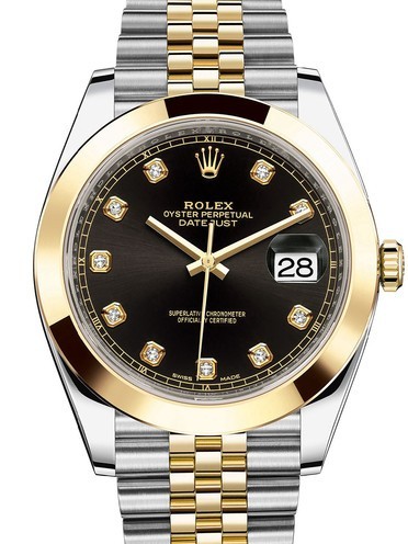 AAA Replica Rolex Datejust 41mm Stainless Steel and Yellow Gold Mens Watch 126303-0006