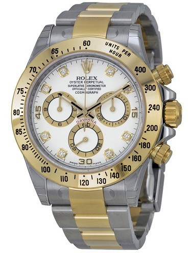 AAA Replica Rolex Cosmograph Daytona Stainless Steel and Yellow Gold Mens Watch 116523-0057