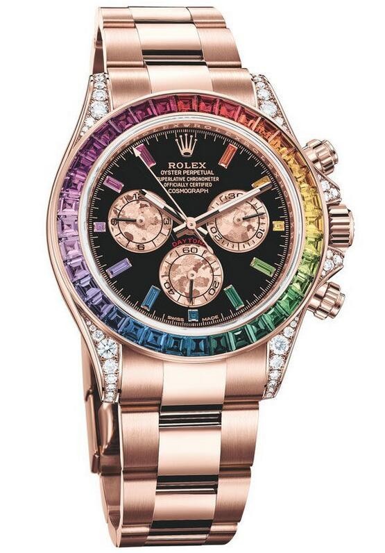 AAA Replica Rolex Cosmograph Daytona Rainbow Watch 116595RBOW