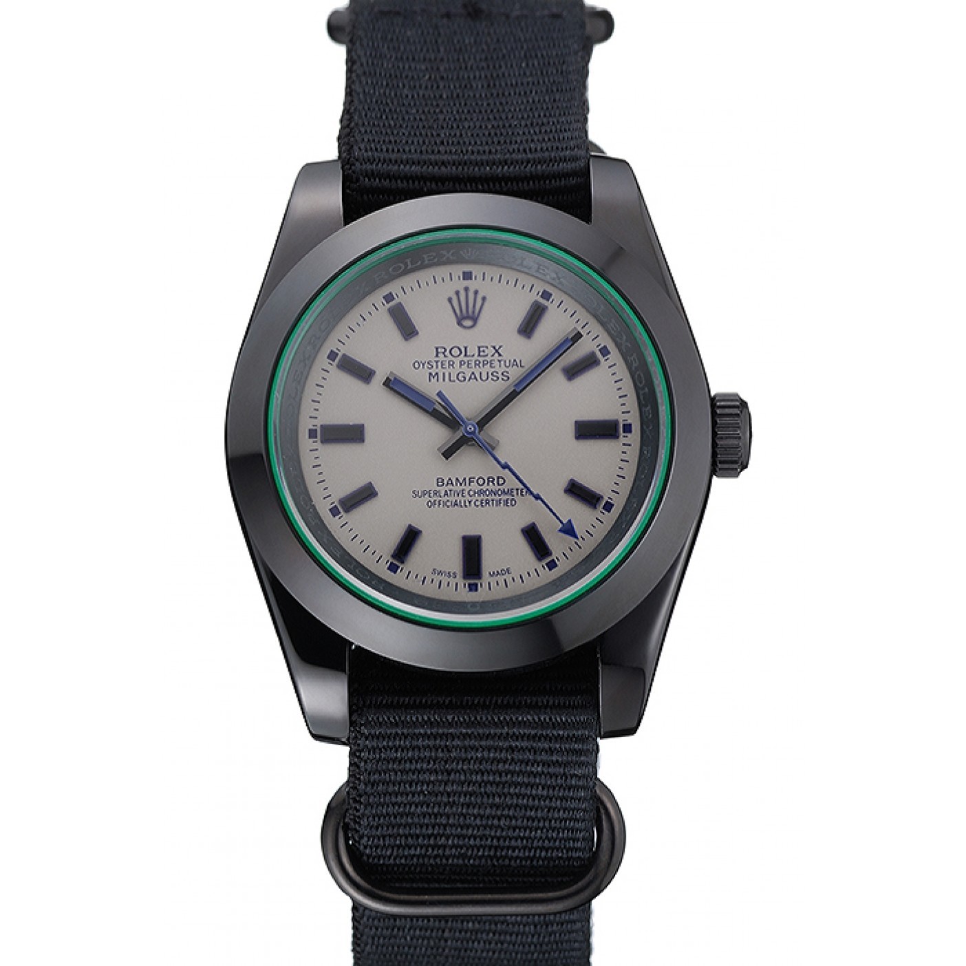 Rolex Milgauss Bamford Black Nylon Strap 622000