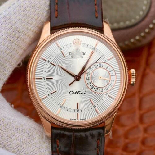 CELINI DATE M50515-0008 MKS FACTORY BROWN STRAP