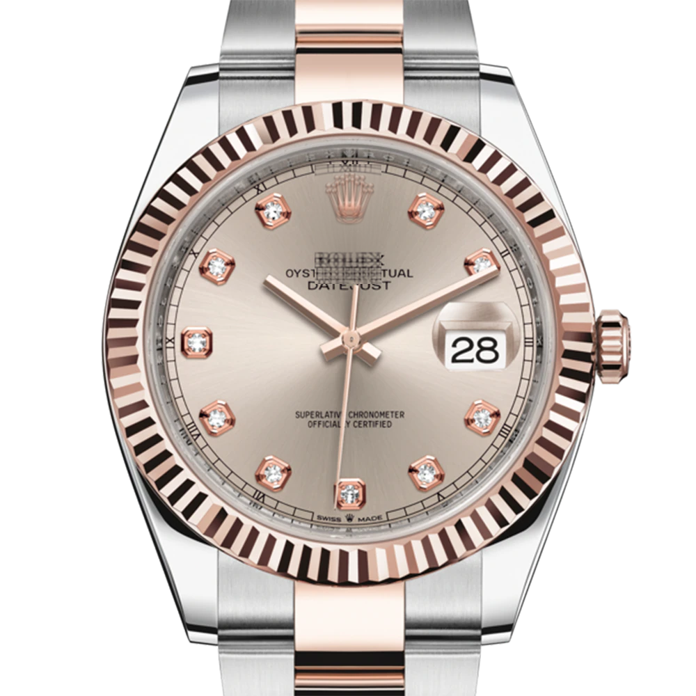 DATEJUST 41- Oyster, 41 mm, Oystersteel and Everose gold 73with original box