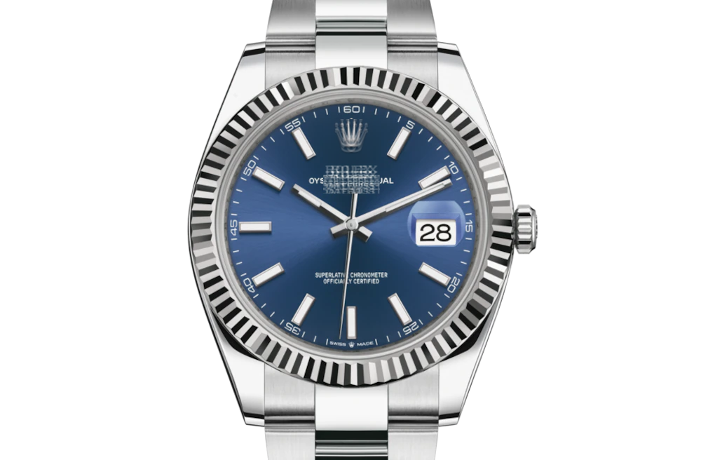 DATEJUST 41- Oyster, 41 mm, Oystersteel and white gold 76with original box