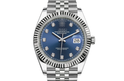 DATEJUST 41- Oyster, 41 mm, Oystersteel and white gold 74with original box