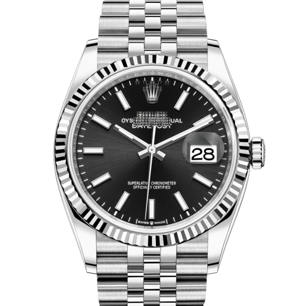 DATEJUST 36- Oyster, 36 mm, Oystersteel and white gold 56with original box