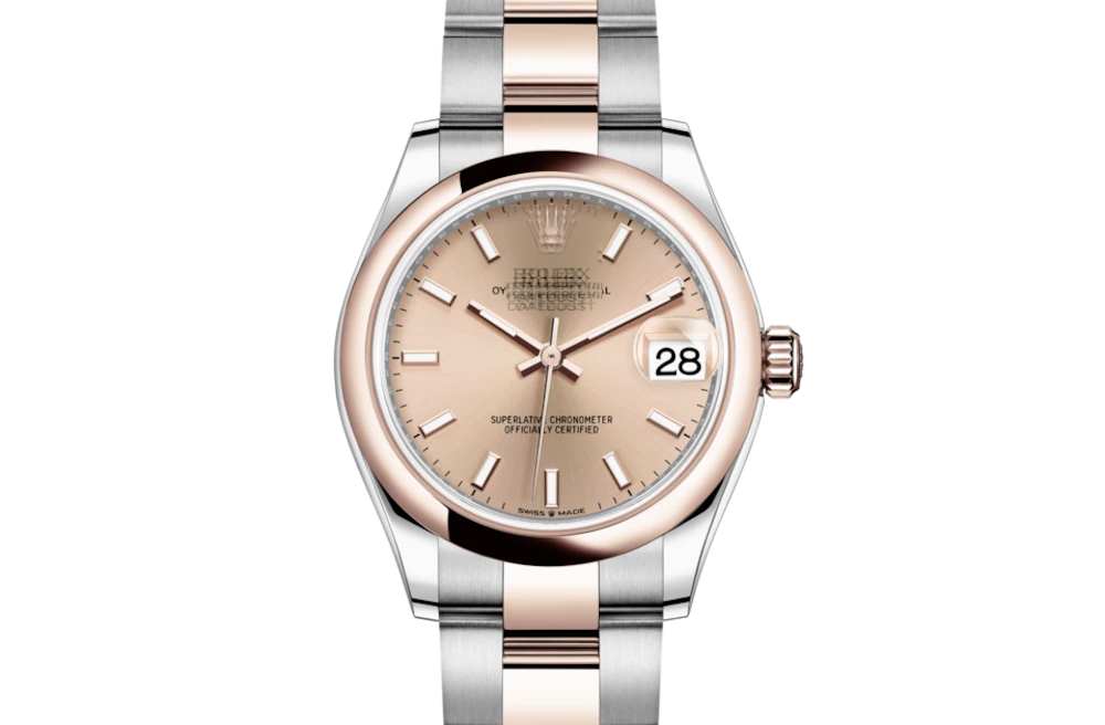 DATEJUST 31-Oyster, 31 mm, Oystersteel and Everose gold 29with original box