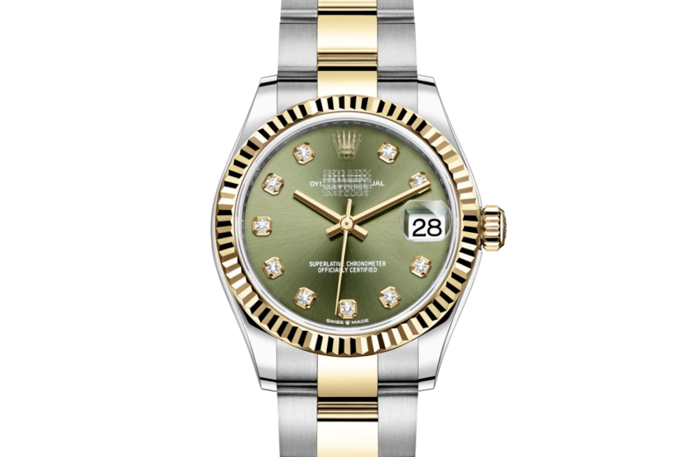 DATEJUST 31-Oyster, 31 mm, Oystersteel and yellow gold 35with original box