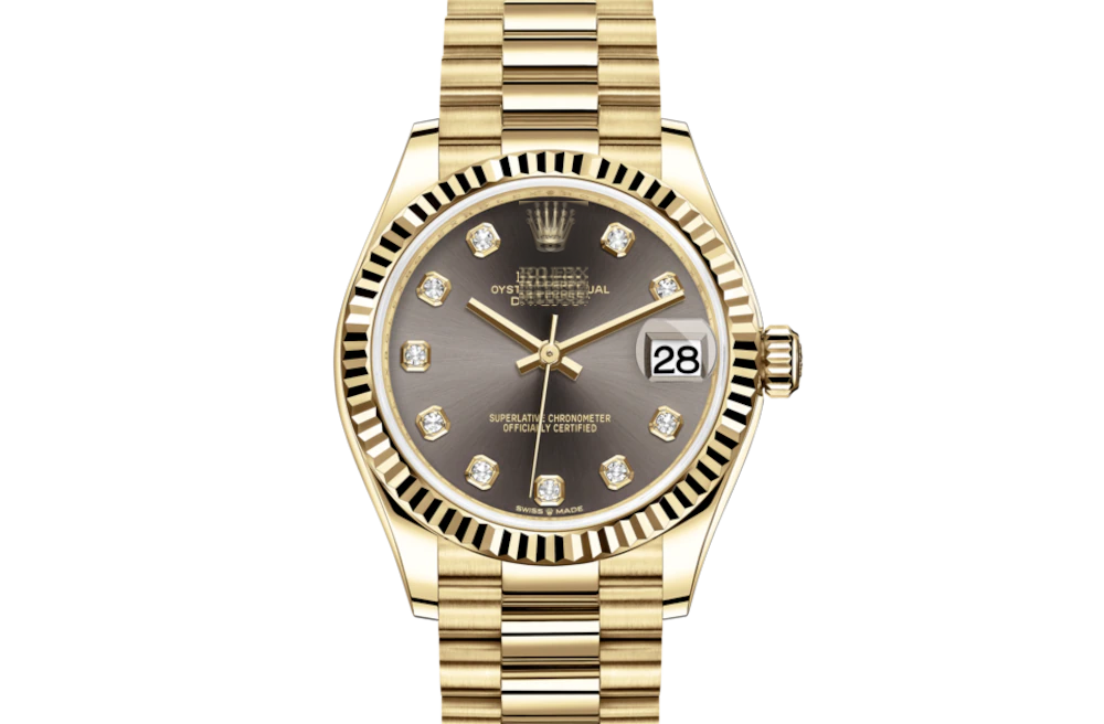 DATEJUST 31- Oyster, 31 mm, yellow gold 20with original box