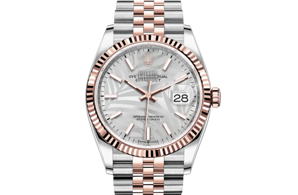 DATEJUST 36- Oyster, 36 mm, Oystersteel and Everose gold 53with original box