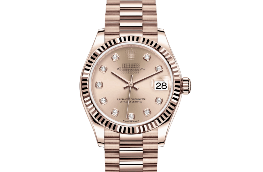 DATEJUST 31-Oyster, 31 mm, Everose gold 23with original box