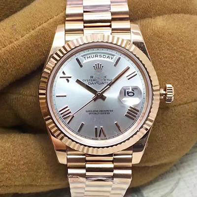 DAY-DATE 40 228235 ROSE GOLD 40MM EW FACTORY SUNDUST DIAL