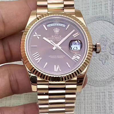 DAY DATE 228235 2018 40MM EW FACTORY PURPLE DIAL