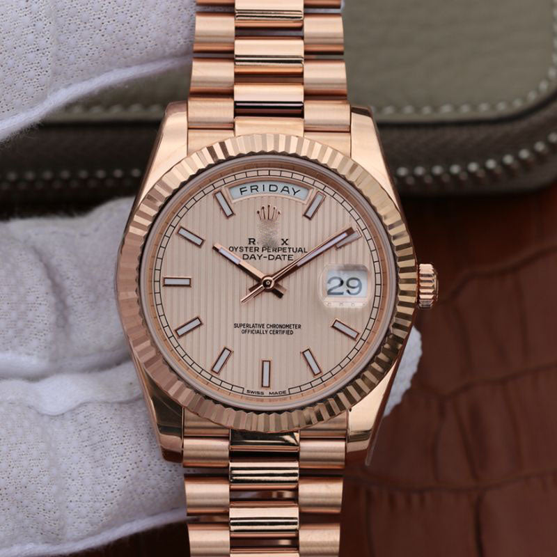 DAY DATE II 228235 40MM EW FACTORY ROSEGOLD DIAL