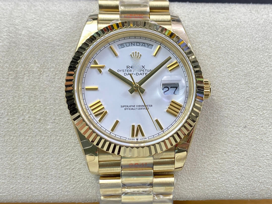 DAY DATE M228238-0042 EW FACTORY GOLD STRAP