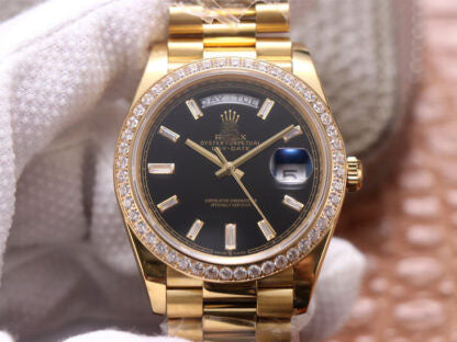 DAY DATE M228348RBR-0001 EW FACTORY DIAMOND-SET BEZEL