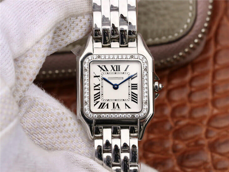 PANTHERE DE W4PN0008 GF FACTORY DIAMOND-SET BEZEL