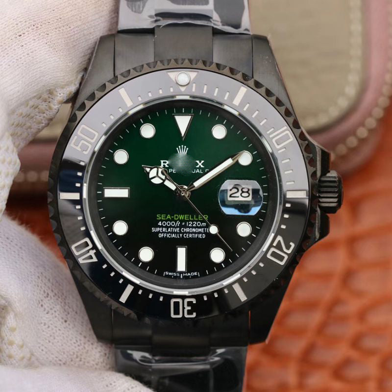 SEA-DWELLER DEEPSEA 11666001 V2 GREEN GRADUAL BLACK DIAL