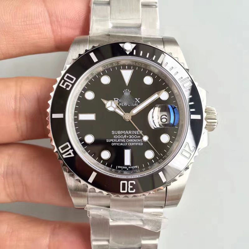 SUBMARINER 114060 300M NOOB FACTORY V9 VERSION BLACK DIAL