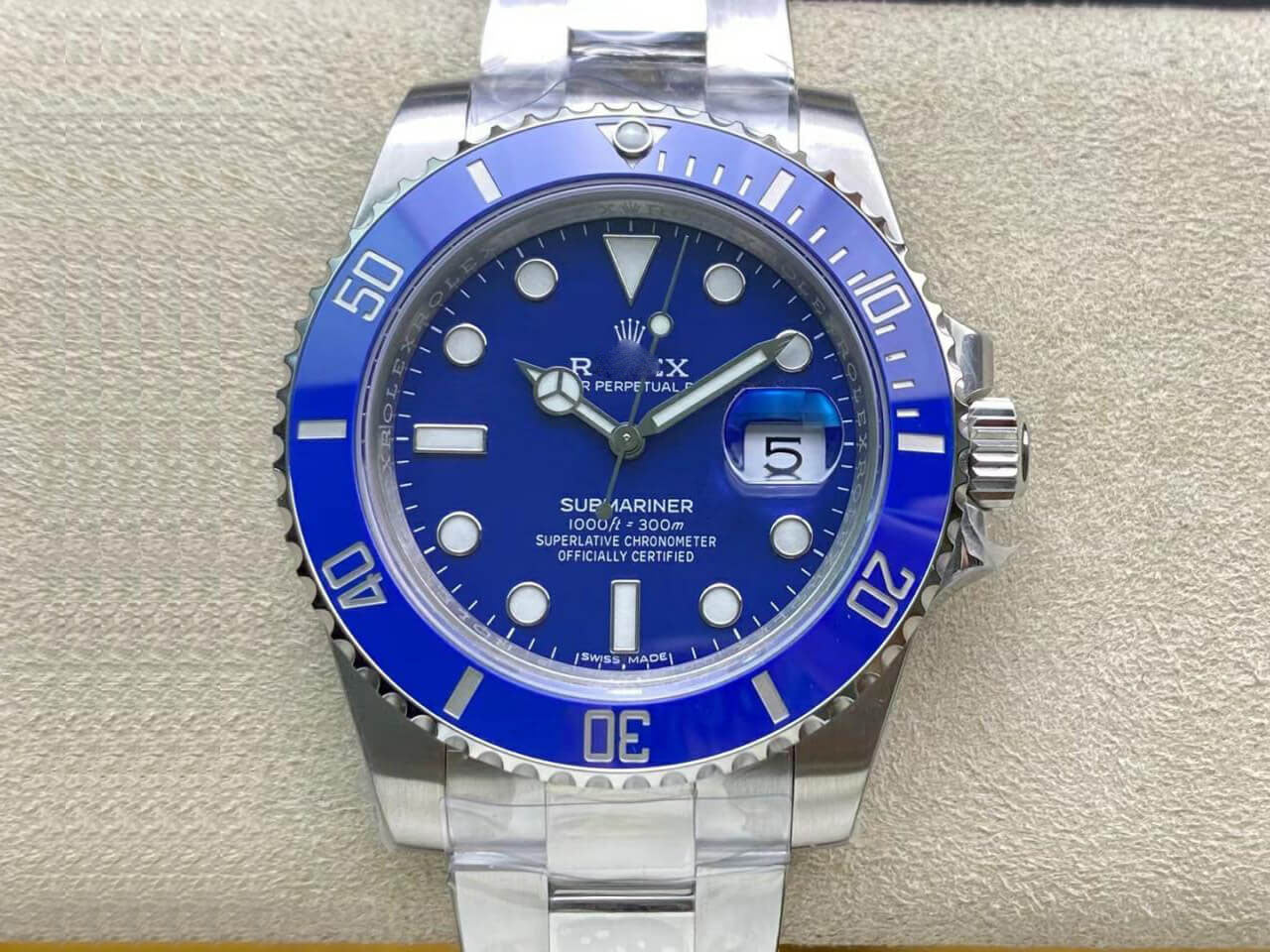 SUBMARINER 116619LB-97209 VS FACTORY STAINLESS STEEL