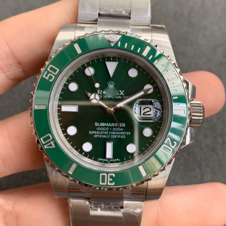 SUBMARINER 116610LV 40MM ZZ FACTORY V2S STAINLESS STEEL STRAP