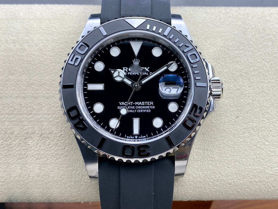 YACHT MASTER M226659-0002 CLEAN FACTORY BLACK STRAP